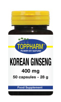 Korean ginseng 400 mg